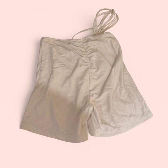I.AM.GIA Women's Cream and White Shorts - Picture 2 of 2